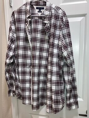 Tommy Hilfiger Men's New York Fit  Plaid Shirt Size XXL